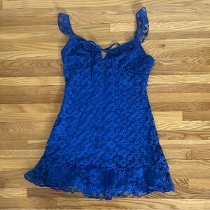 LULUS Floral Lace Dress